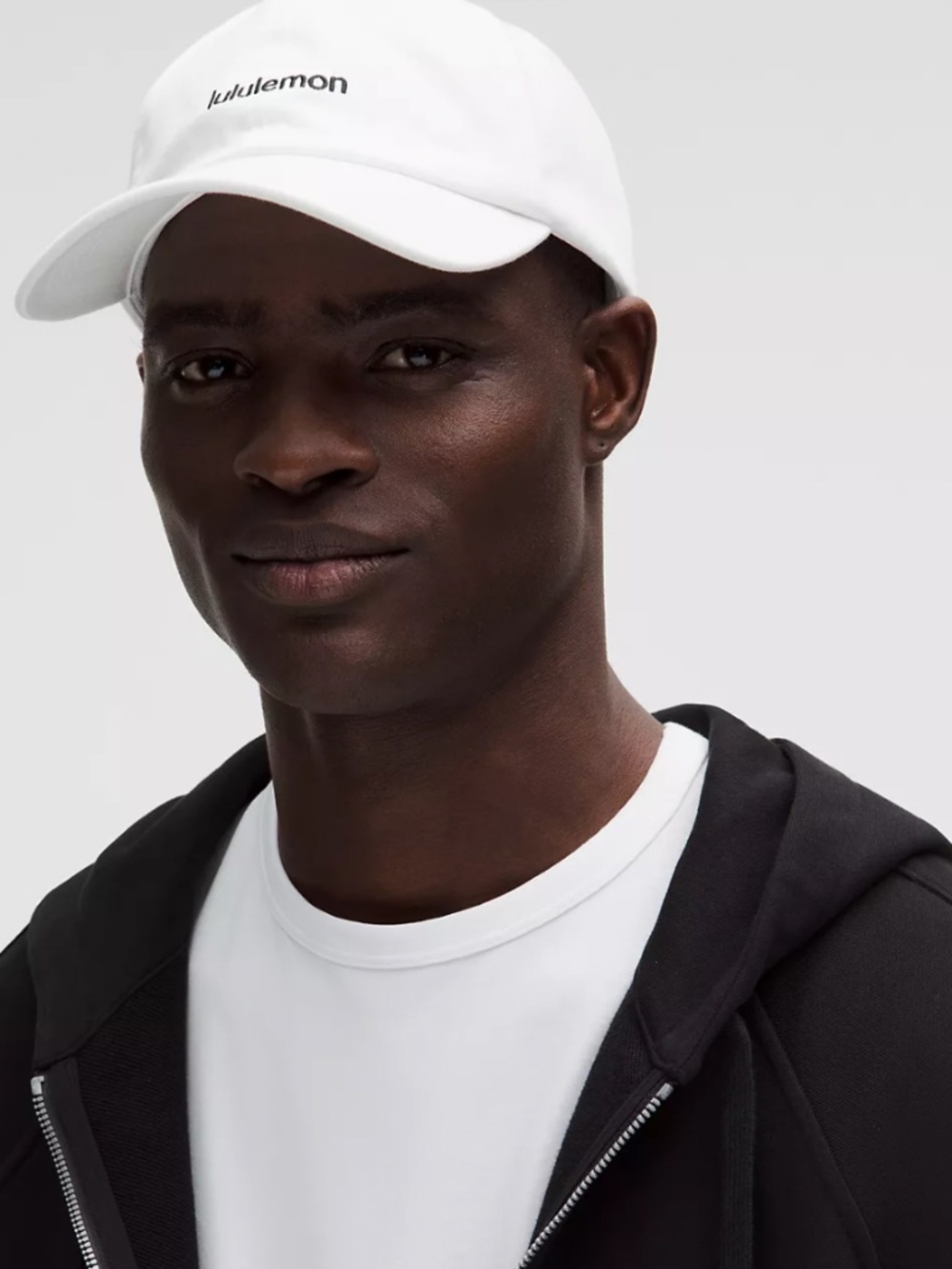 Lululemon Classic Ball Cap Wordmark in the White / Black - Picture 2 of 3